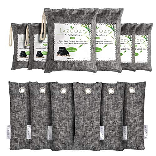 Activated Charcoal Bags Odor Absorber 12 Pack Air Purifying Bag! 